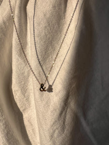 Tiny Ampersand (&) Necklace