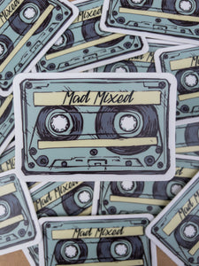 Mad Mixed Tape Sticker - Mosaic the Label