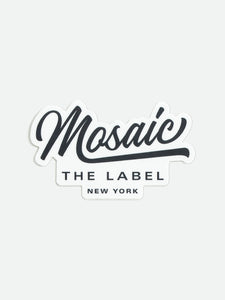 Mosaic the Label Logo Sticker - Mosaic the Label