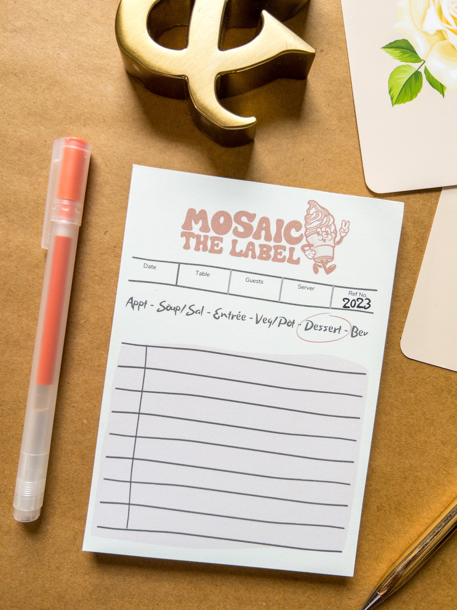 Restaurant Notepad | Mosaic the Label