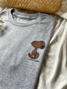 Brown Snoopie T-Shirt
