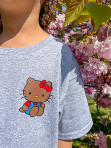 Kids Brown He!!o Kitty Body T-Shirt