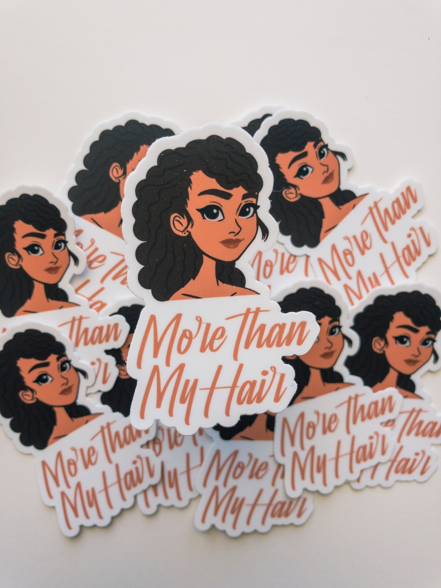 More Than My Hair Sticker - Mosaic the Label