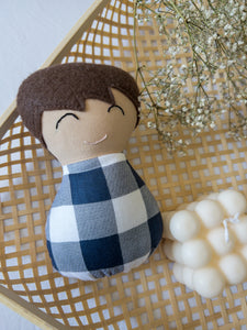 Handmade Baby Doll: Boy- Fair - Mosaic the Label