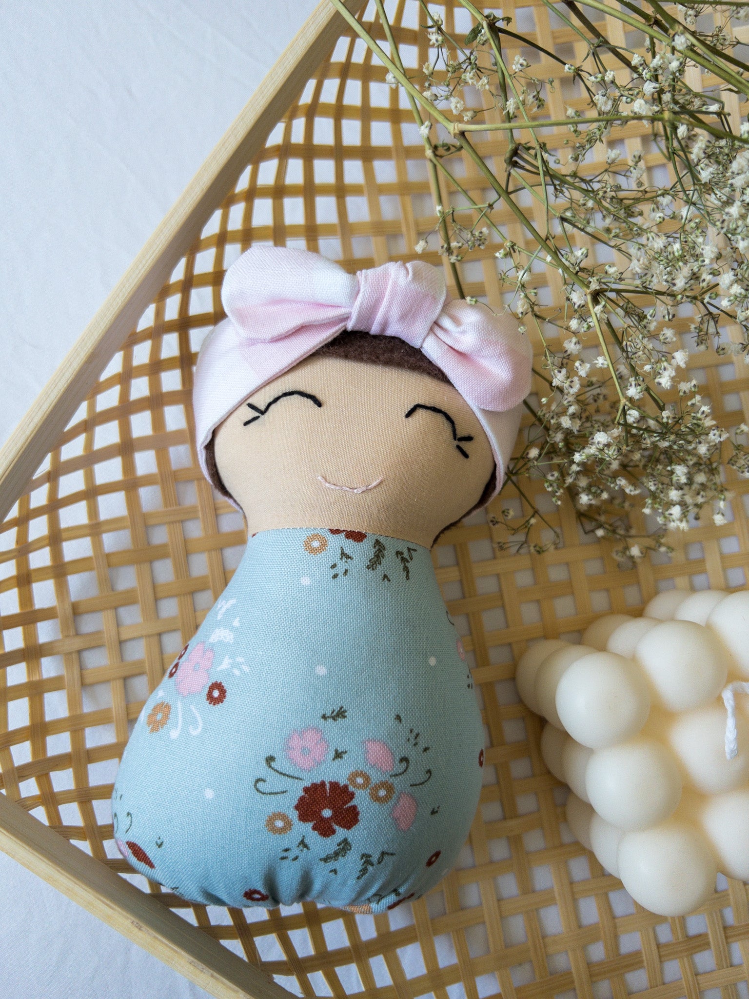 Handmade Baby Doll: Girl- Fair - Mosaic the Label