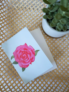 Fontaline Hybrid Tea Rose Mother's Day Card - Mosaic the Label