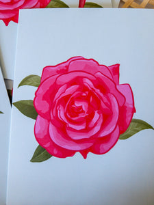 Fontaline Hybrid Tea Rose Mother's Day Card | Mosaic the label