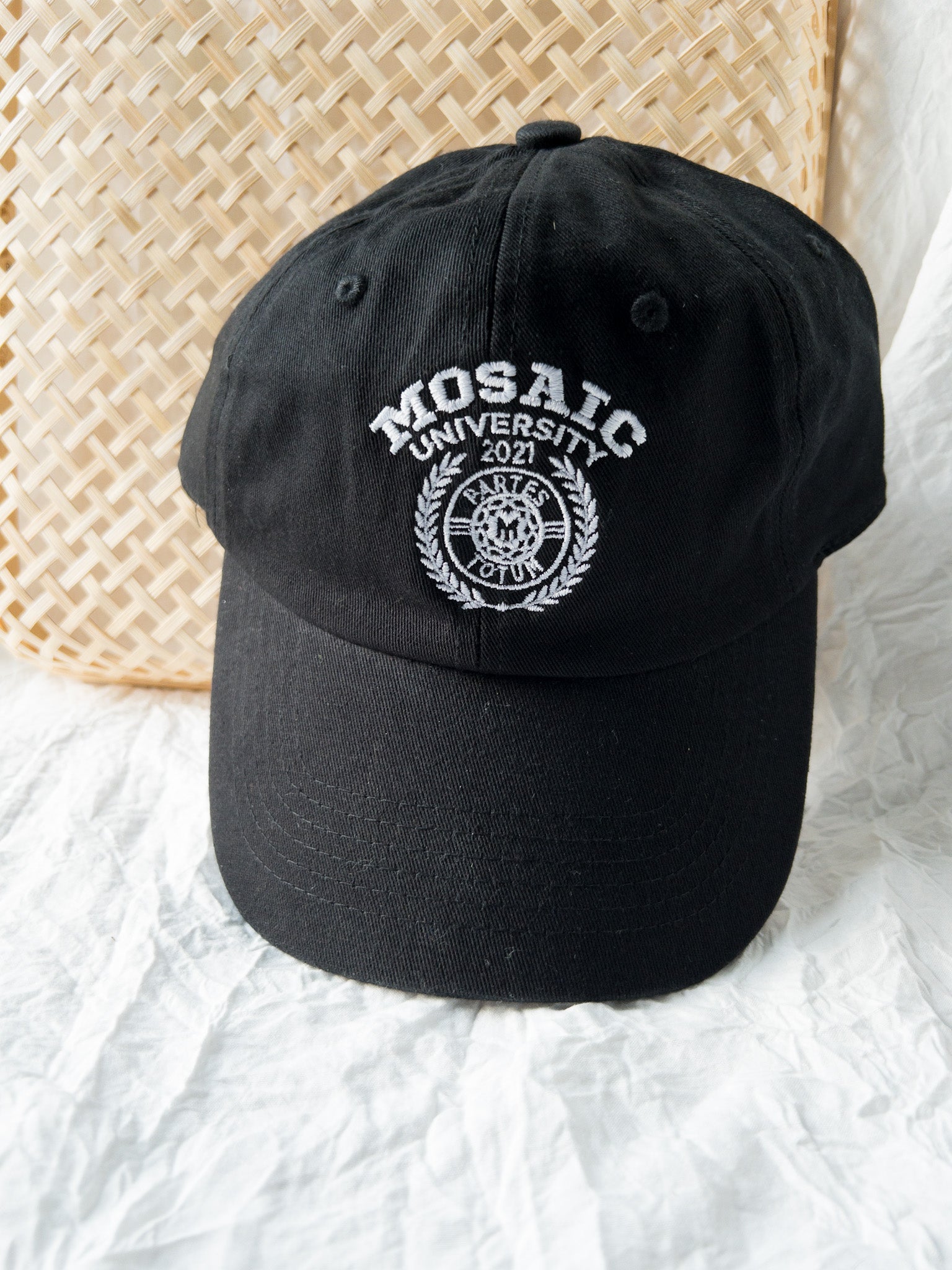 Mosaic University Collegiate Collection Embroidered Dad Hat- Mosaic the label