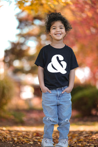Kids Ampersand (&) T-Shirt | Mosaic The Label
