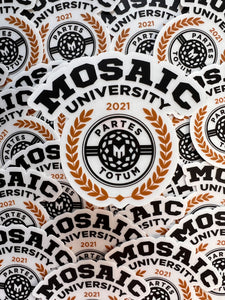 University Collegiate Collection Sticker | Mosaic The Label