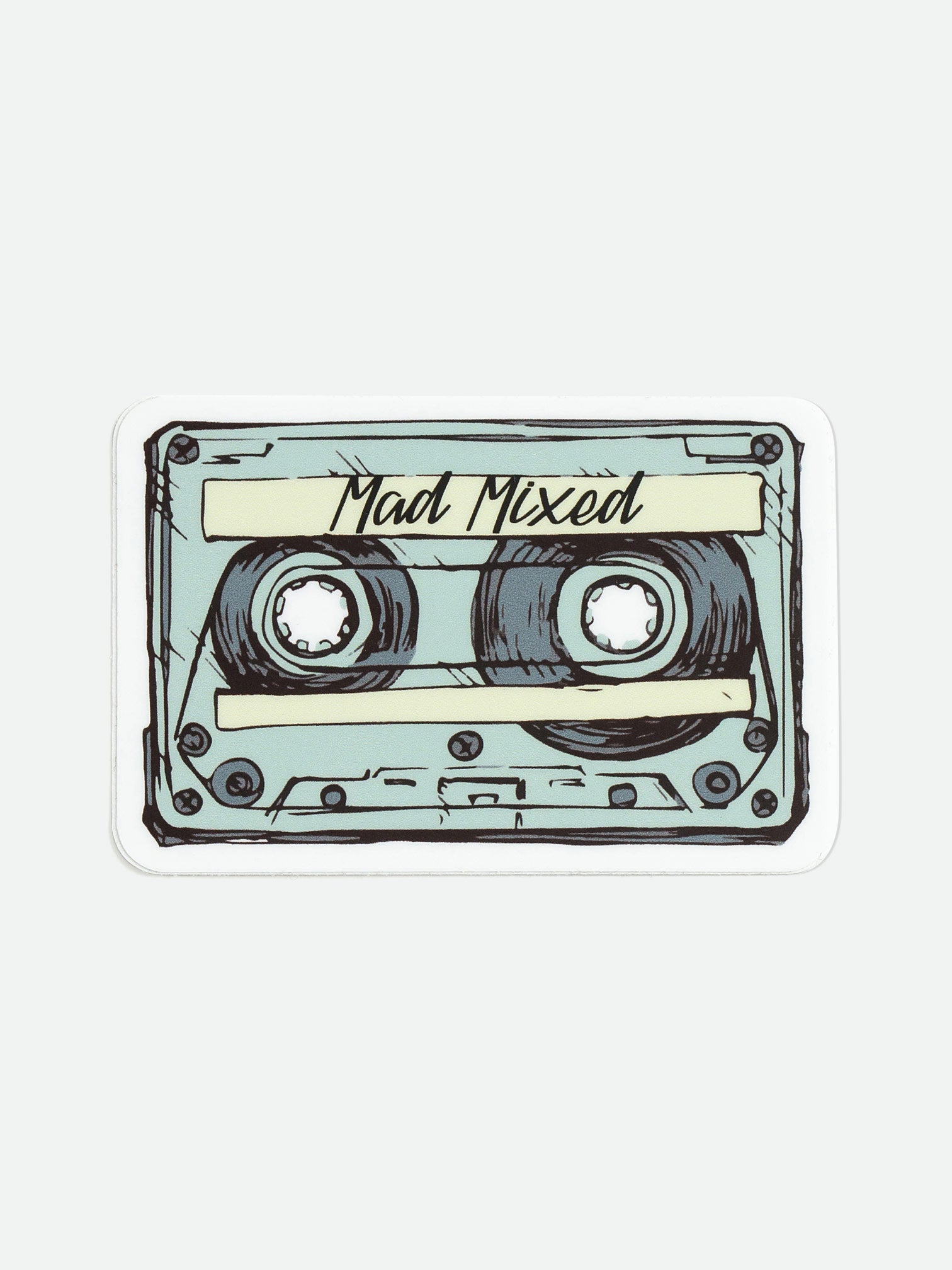 Mad Mixed Tape Sticker | Mosaic the Label