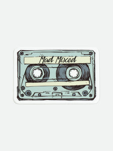 Mad Mixed Tape Sticker - Mosaic the Label
