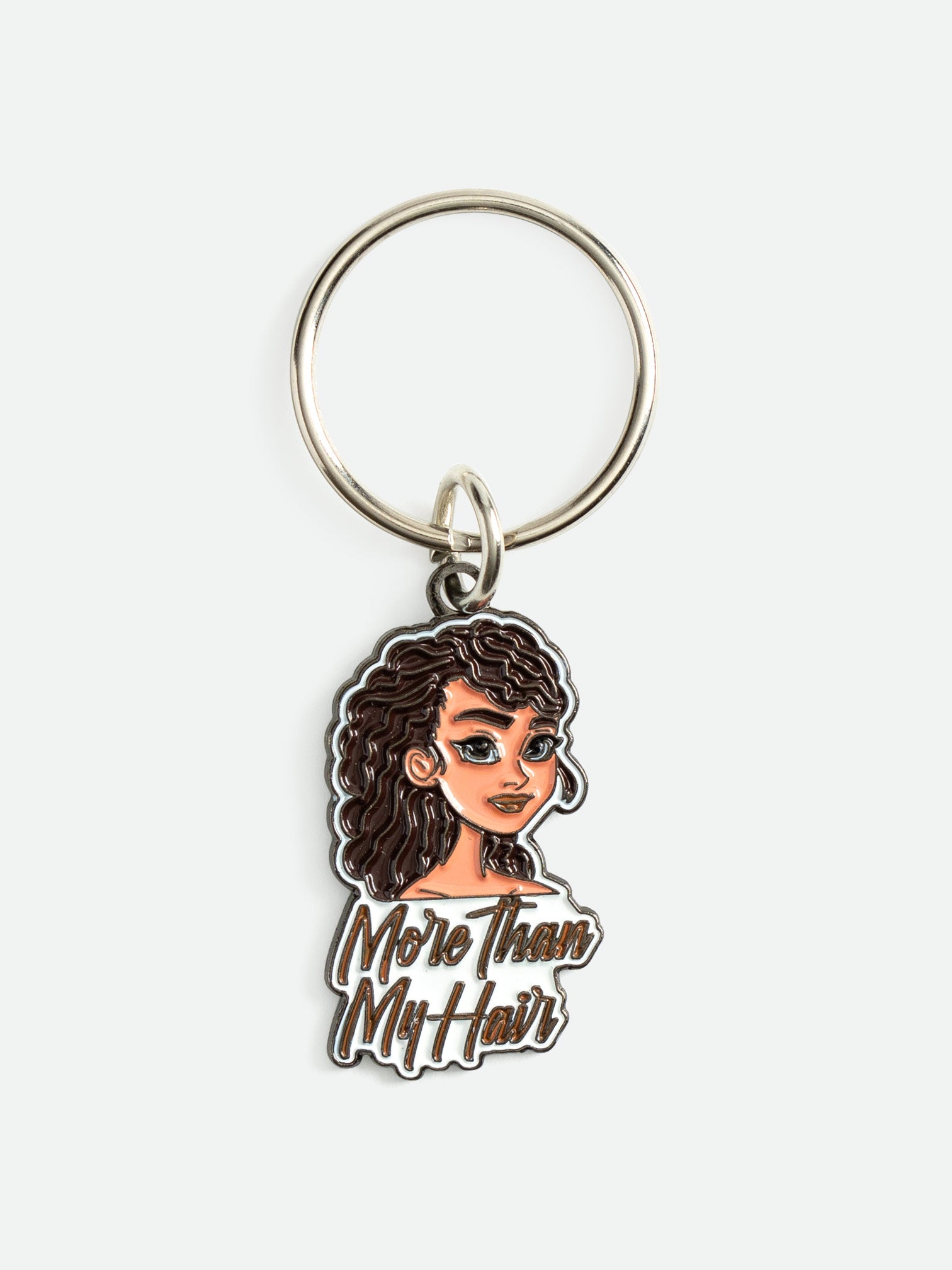 More Than My Hair Keychain - Mosaic the Label